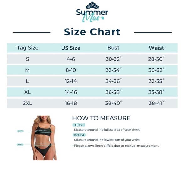 Women’s 2 Piece Swimsuit Size XL - Picture 2 of 7